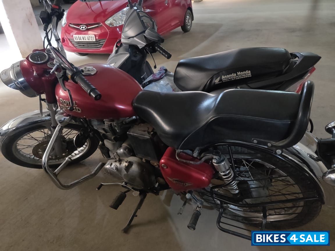 Red Royal Enfield Bullet Electra
