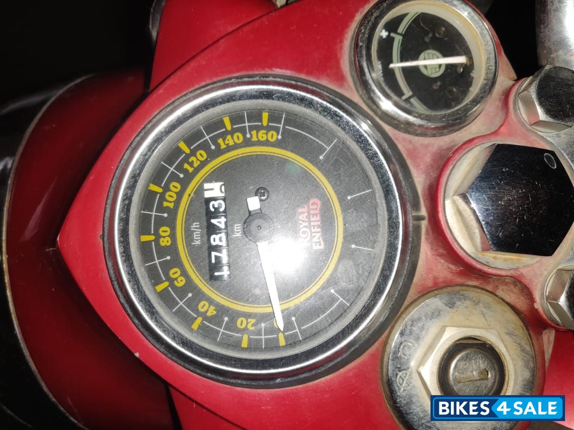 Red Royal Enfield Bullet Electra