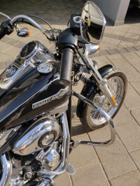 Black Harley Davidson Dyna FXDC Super Glide Custom