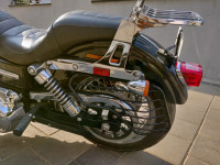 Black Harley Davidson Dyna FXDC Super Glide Custom