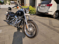 Black Harley Davidson Dyna FXDC Super Glide Custom
