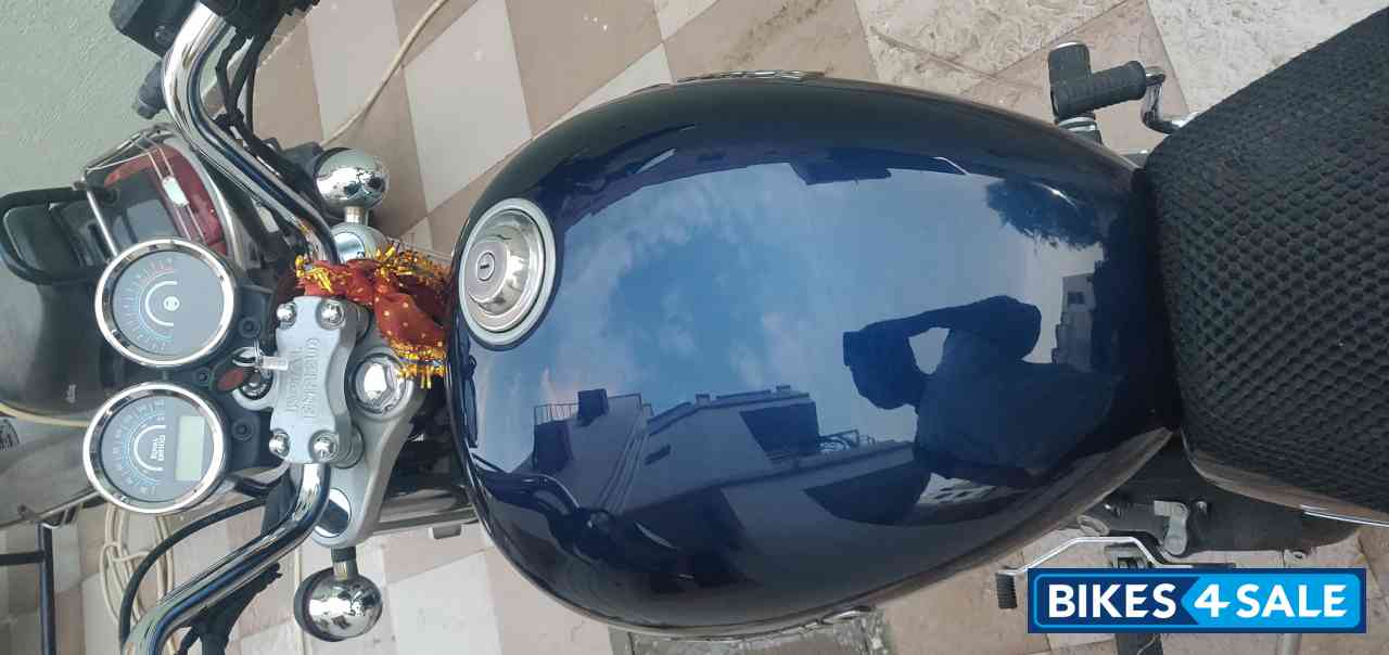 Marine Blue Royal Enfield Thunderbird 350