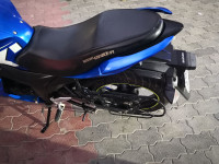 Blue Suzuki Gixxer SF