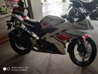 White Yamaha YZF R15 V2