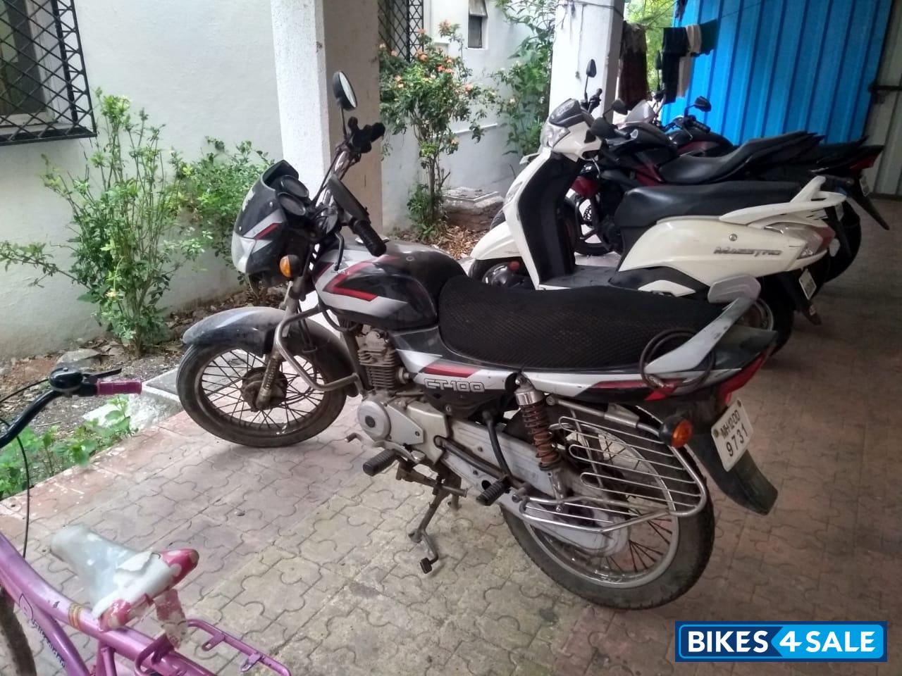 Black & Red Bajaj CT 100
