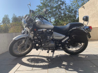 Silver Royal Enfield Thunderbird 350