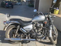 Silver Royal Enfield Thunderbird 350