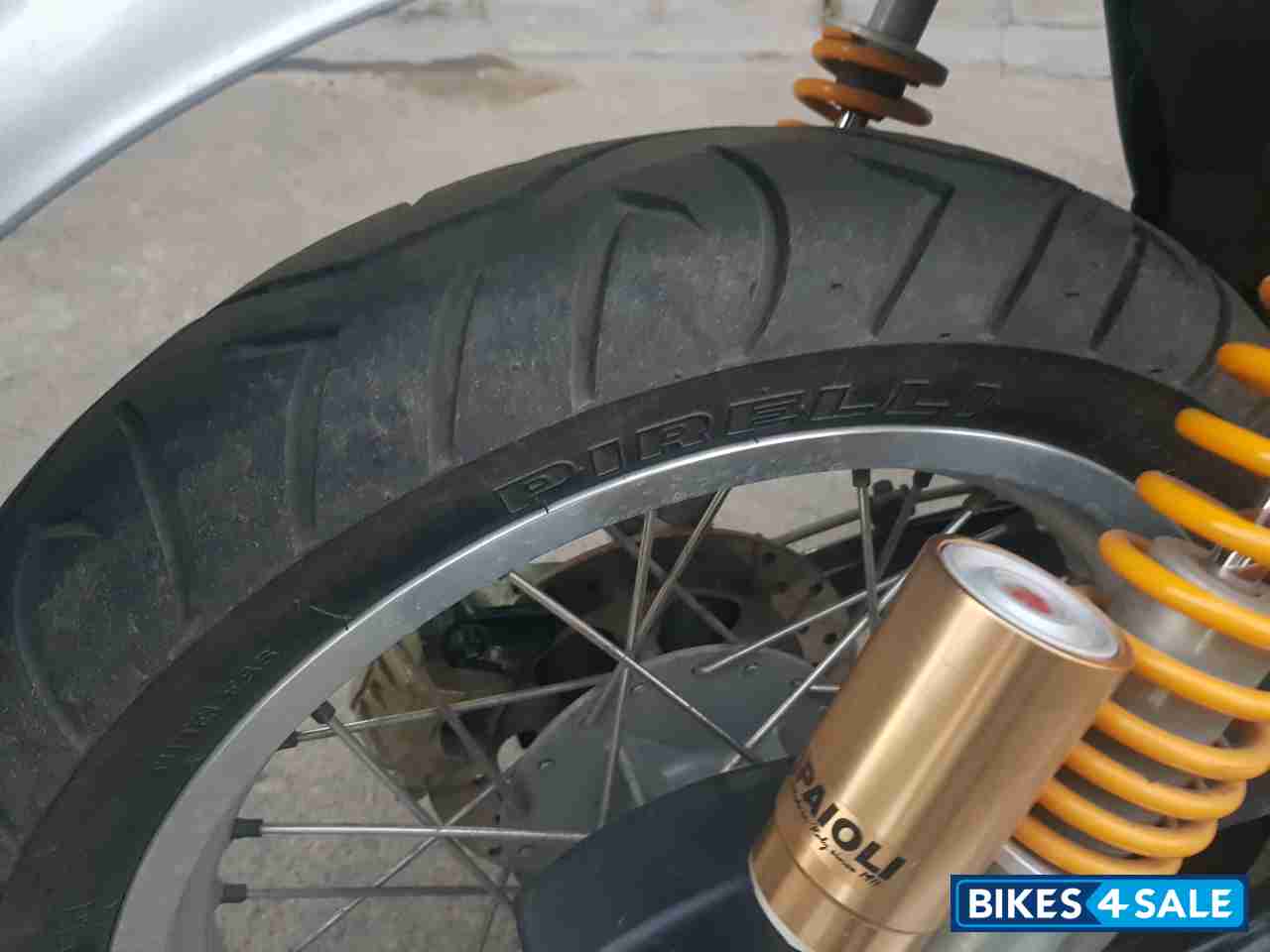 Yellow Royal Enfield Continental GT 535