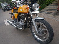 Yellow Royal Enfield Continental GT 535