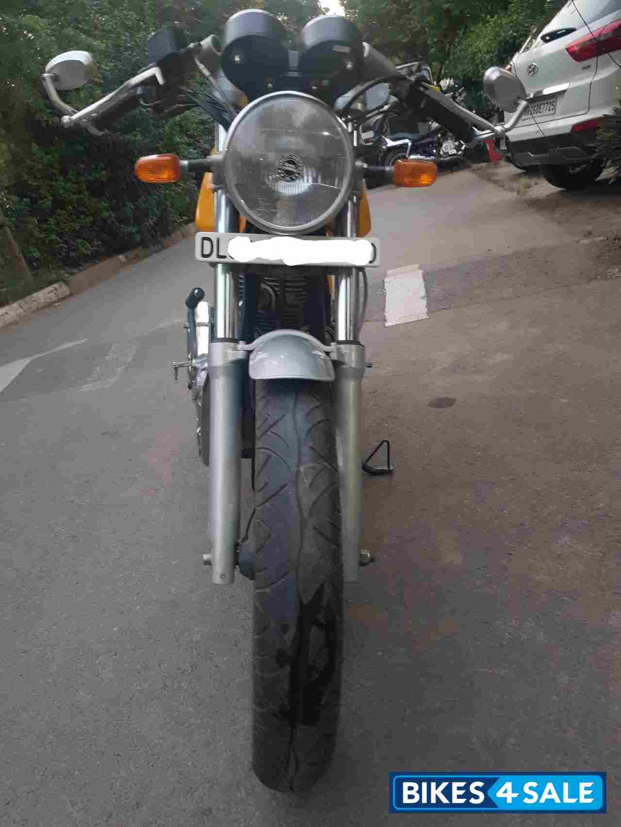 Yellow Royal Enfield Continental GT 535