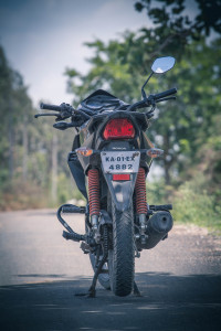 Grey Honda CB Twister