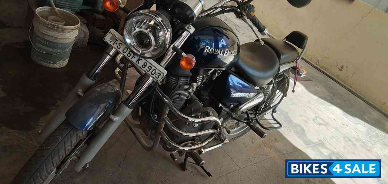 Metallic Blue Royal Enfield Thunderbird 350