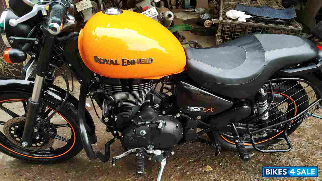 Getaway Orange Royal Enfield Thunderbird X 500