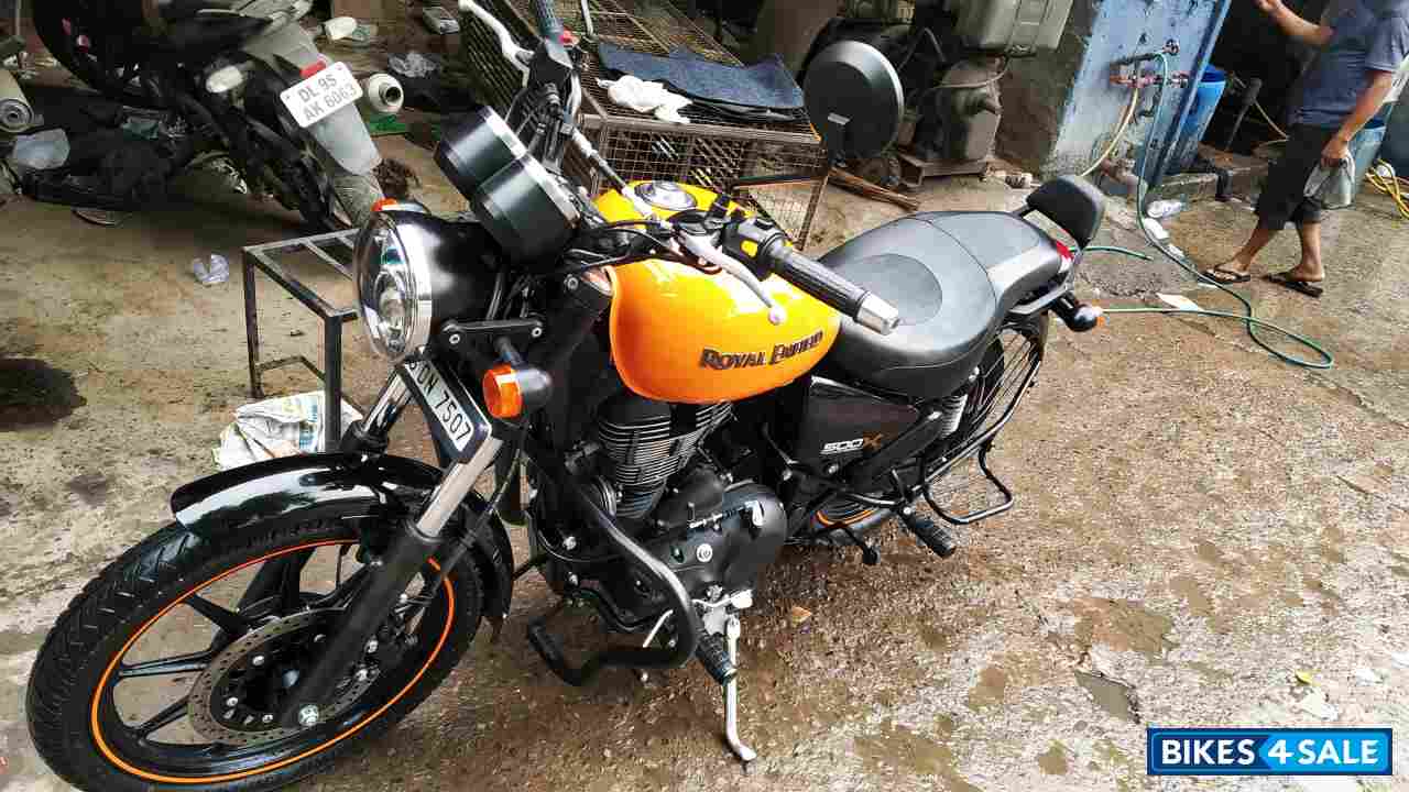 Getaway Orange Royal Enfield Thunderbird X 500