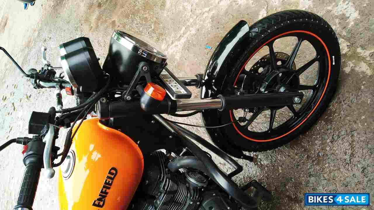 Getaway Orange Royal Enfield Thunderbird X 500