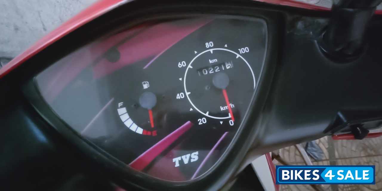 Red TVS Scooty Streak