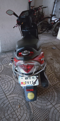 Red TVS Scooty Streak