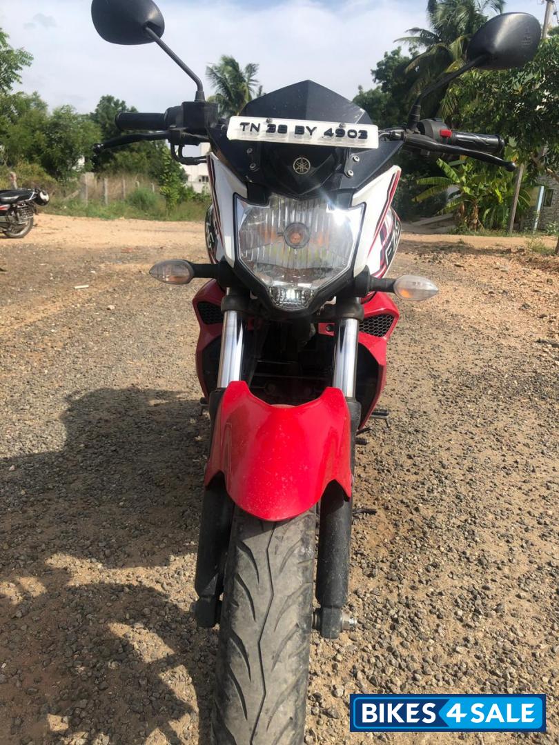 White With Red Yamaha FZ