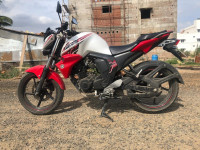 White With Red Yamaha FZ