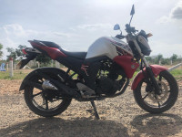 White With Red Yamaha FZ