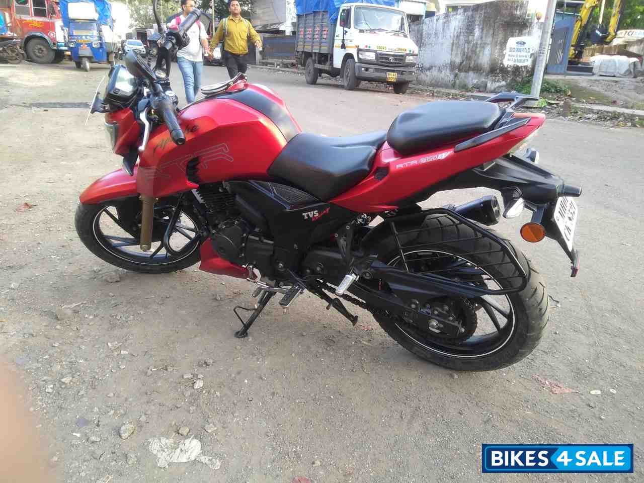 Red Matte TVS Apache RTR 200 4V