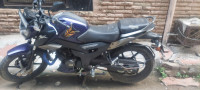 Blazing Blue TVS Raider 125