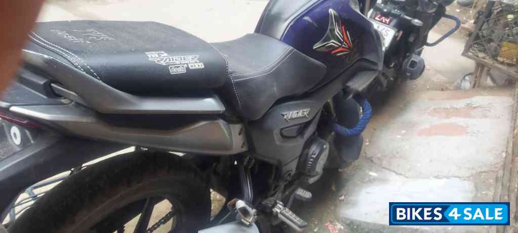 Blazing Blue TVS Raider 125