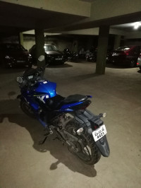 Blue Suzuki Gixxer SF