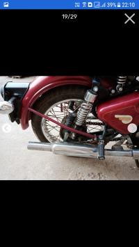 Maroon Royal Enfield Classic 350