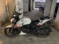 White TVS Apache RTR 200 4V ABS Race Edition 2.0