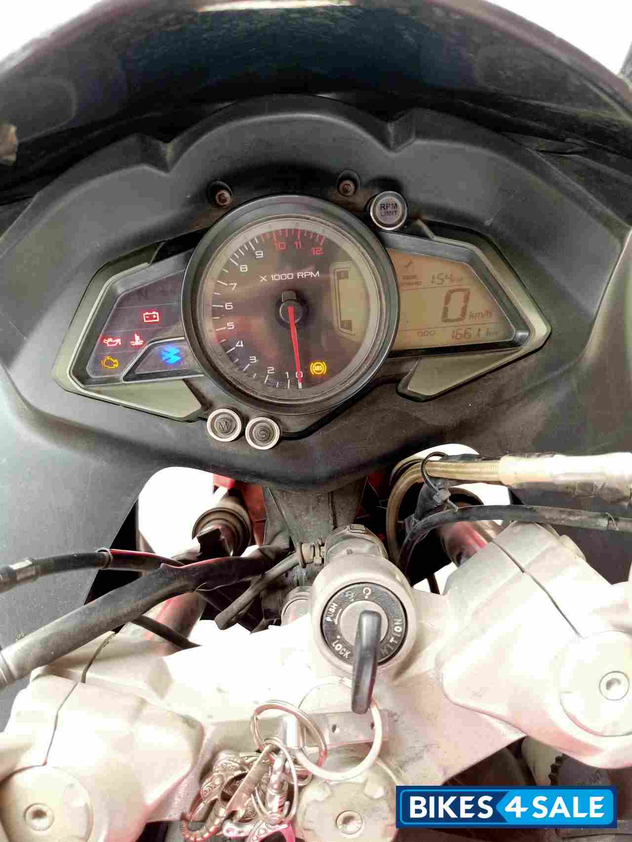 Red An Black Bajaj Pulsar RS 200 ABS