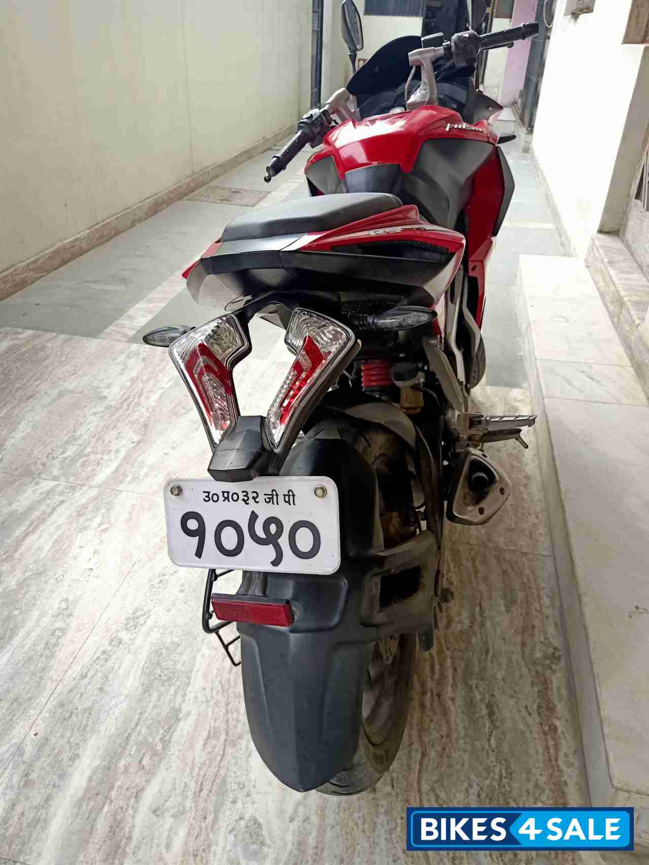 Red An Black Bajaj Pulsar RS 200 ABS