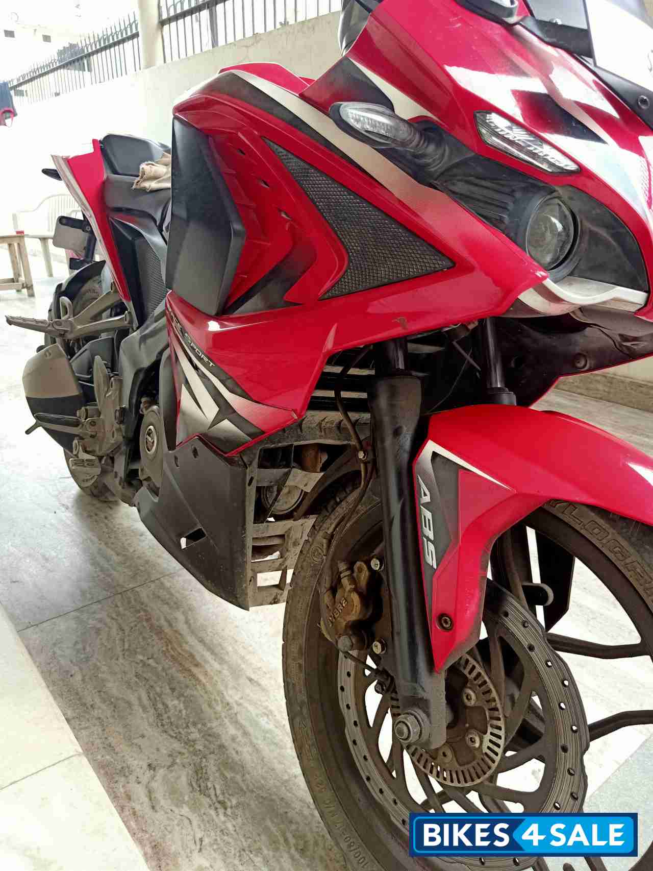 Red An Black Bajaj Pulsar RS 200 ABS