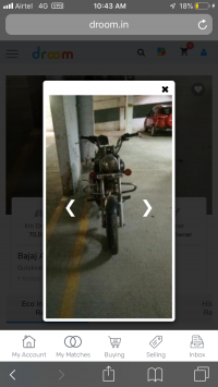 Black Bajaj Avenger 180 DTS-i