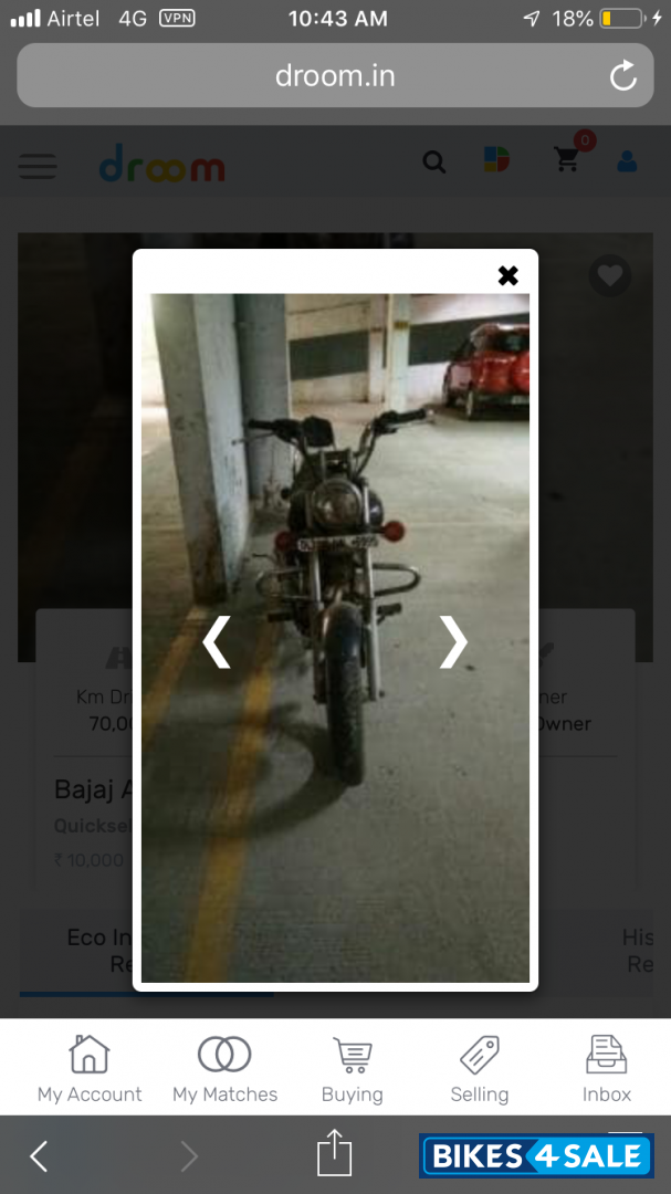 Black Bajaj Avenger 180 DTS-i