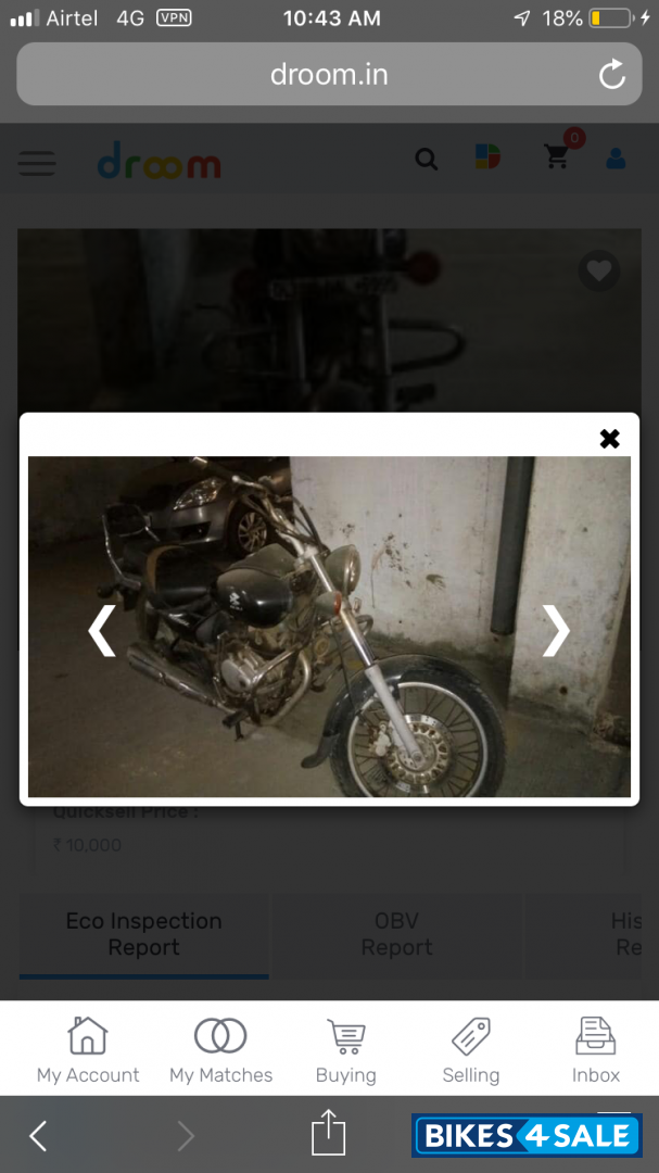 Black Bajaj Avenger 180 DTS-i