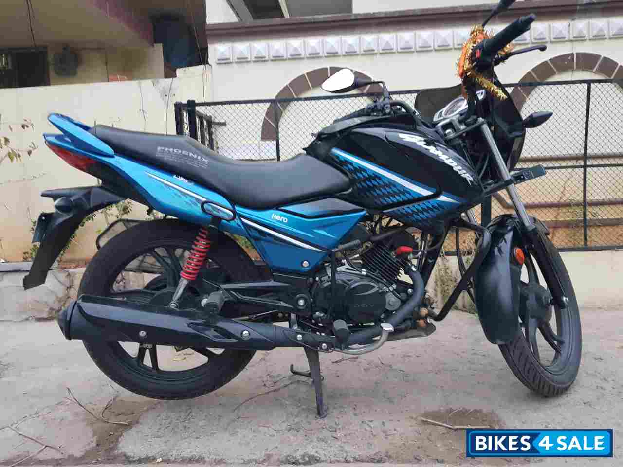 Used 2019 Model Hero Glamour 125 For Sale In Hyderabad Id 223917 Blue Colour Bikes4sale