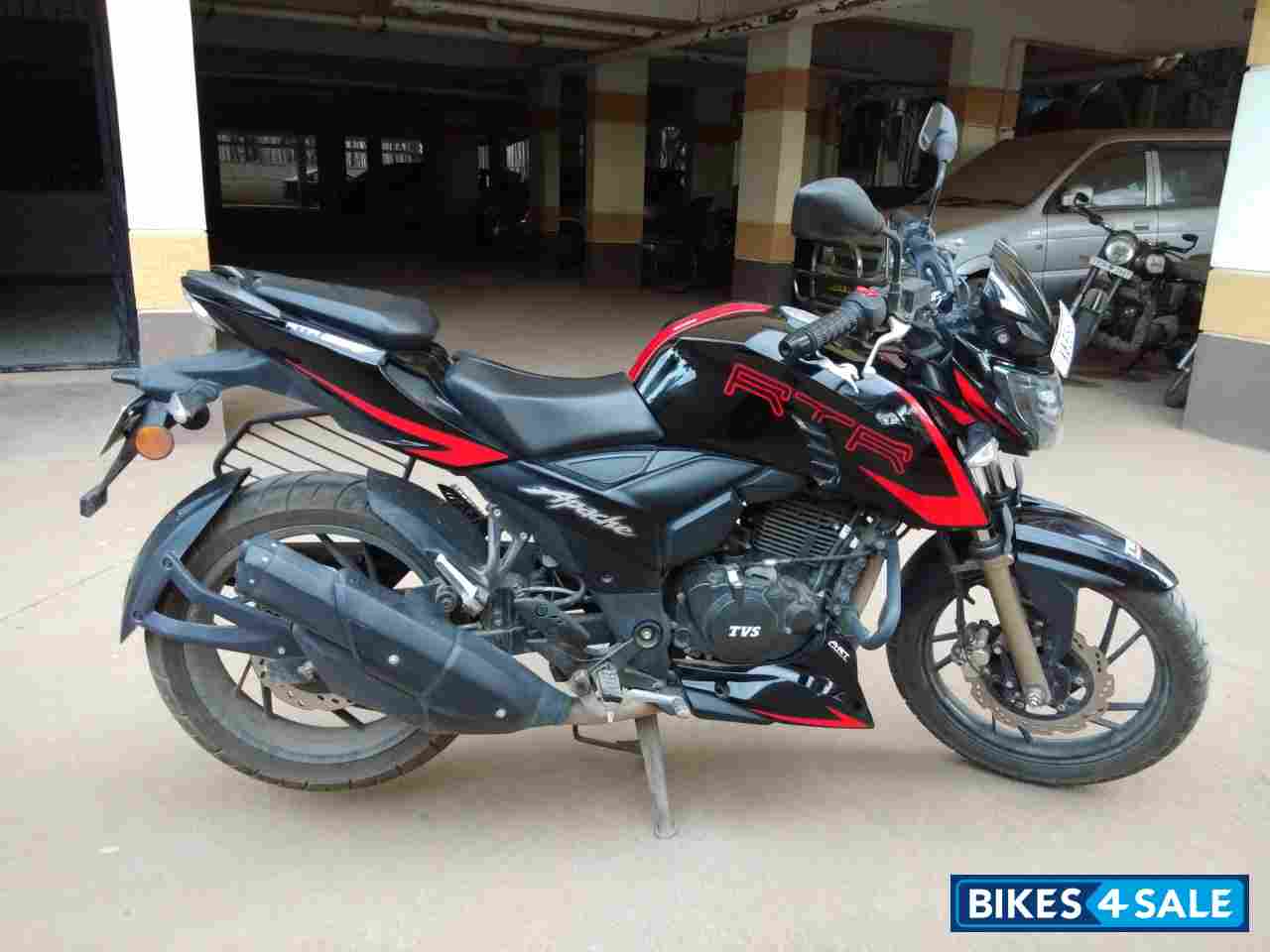 Red And Black TVS Apache RTR 200 4V ABS Race Edition 2.0