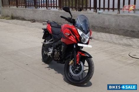 Red Bajaj Pulsar AS 150