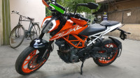 Orange KTM Duke 390