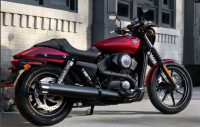 Wine Red Harley Davidson Street 750