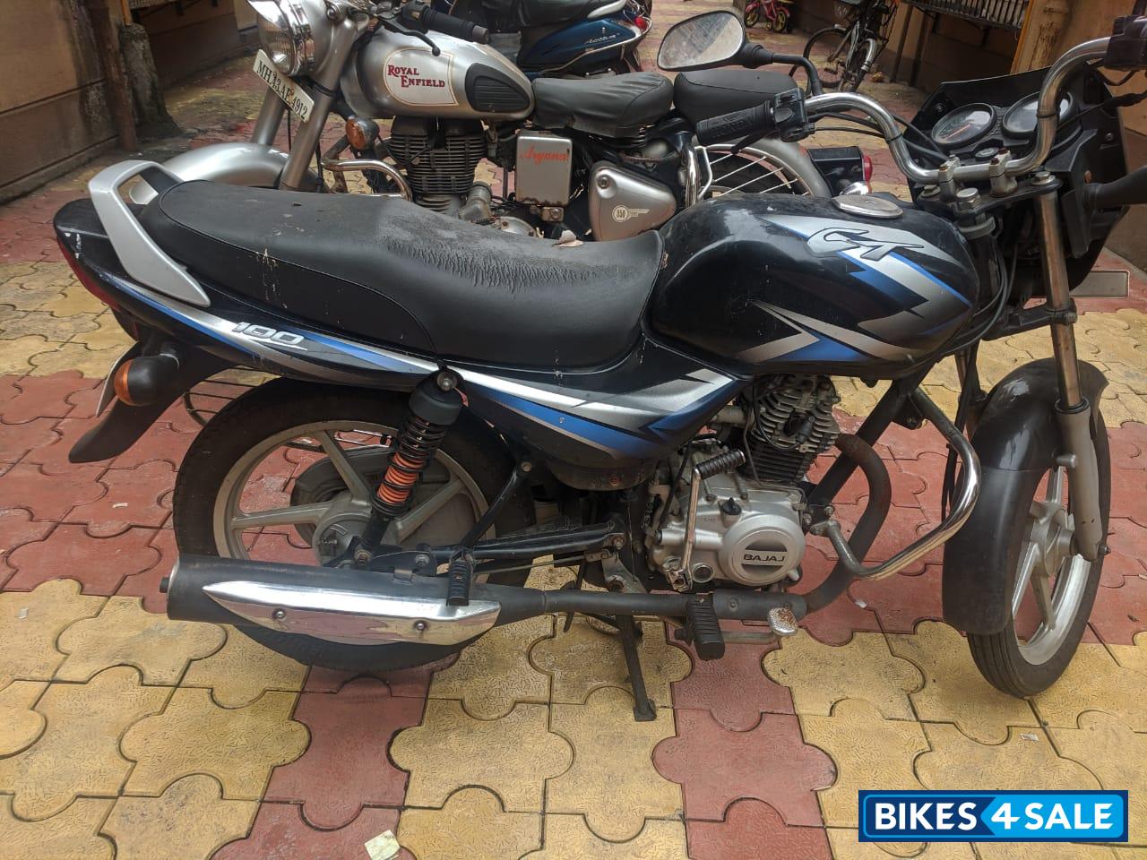 Black Blue Bajaj CT 100 Black Blue Bajaj CT 100