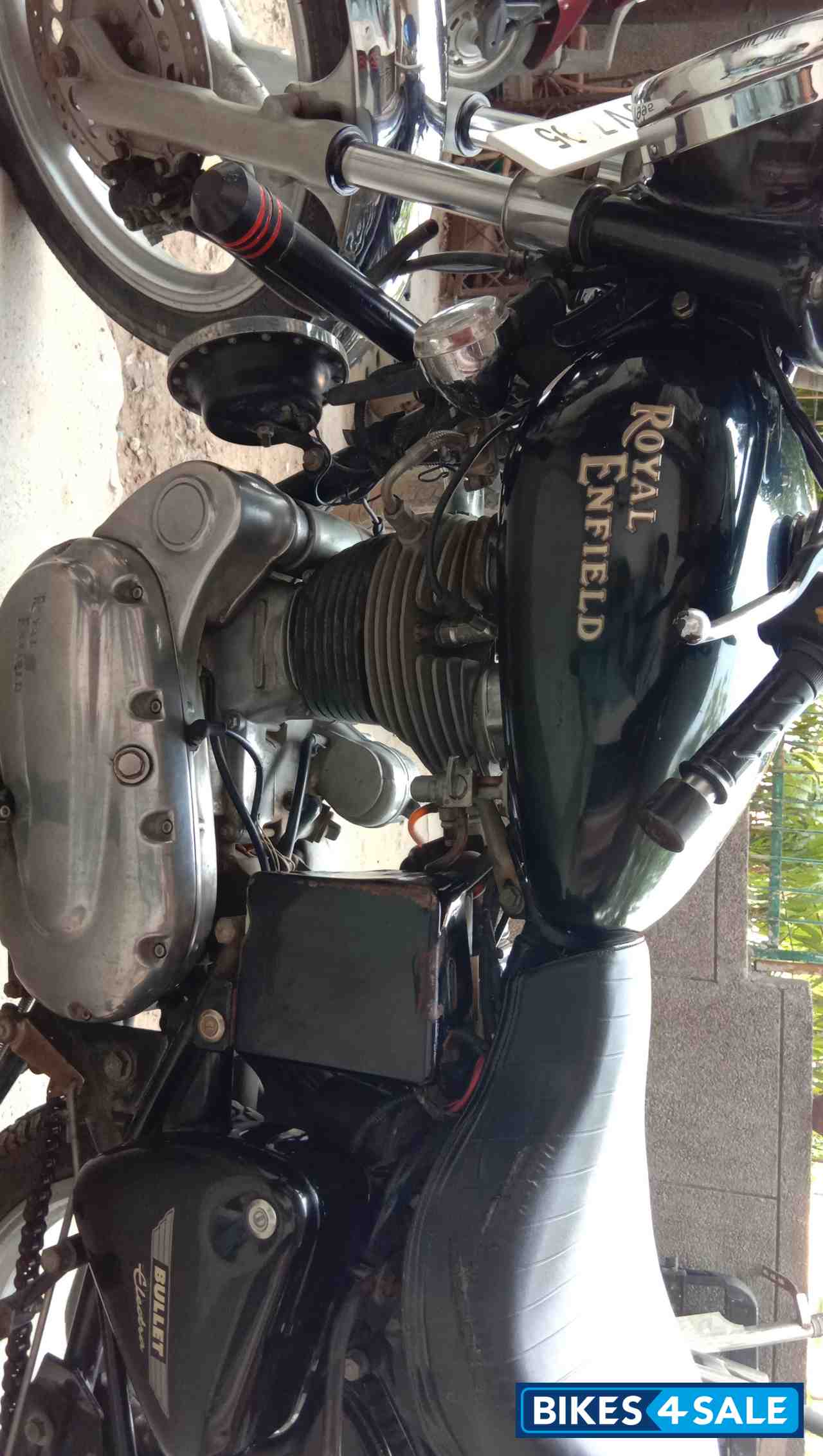 Black Royal Enfield Bullet Electra