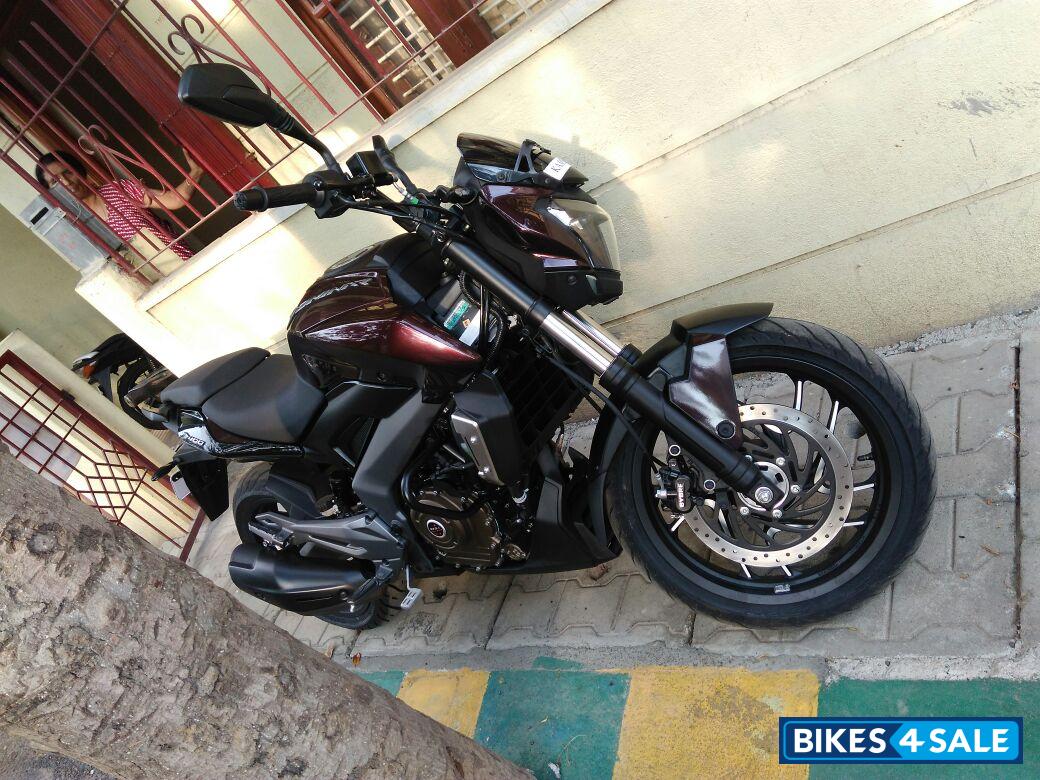 Twilight Plum Bajaj Dominar 400 Disc