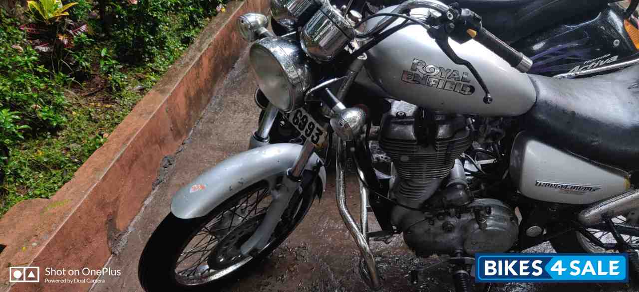 Silver Royal Enfield Thunderbird X 350