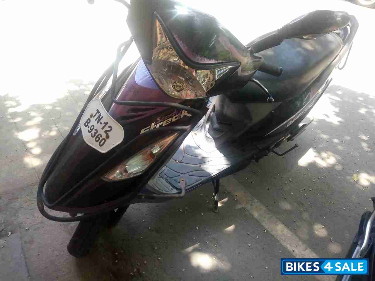 Black TVS Scooty Streak