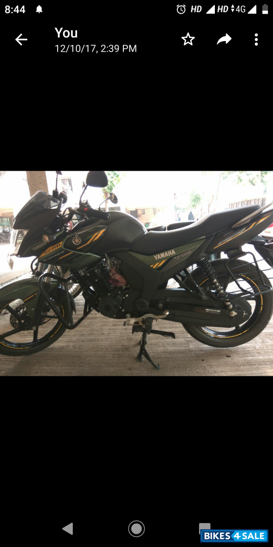 Matt Green And Black Yamaha SZ-RR