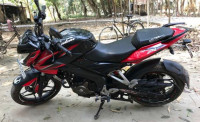 Black And Red Bajaj Pulsar 200 NS