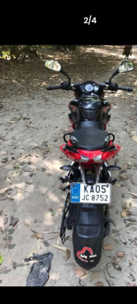 Black And Red Bajaj Pulsar 200 NS