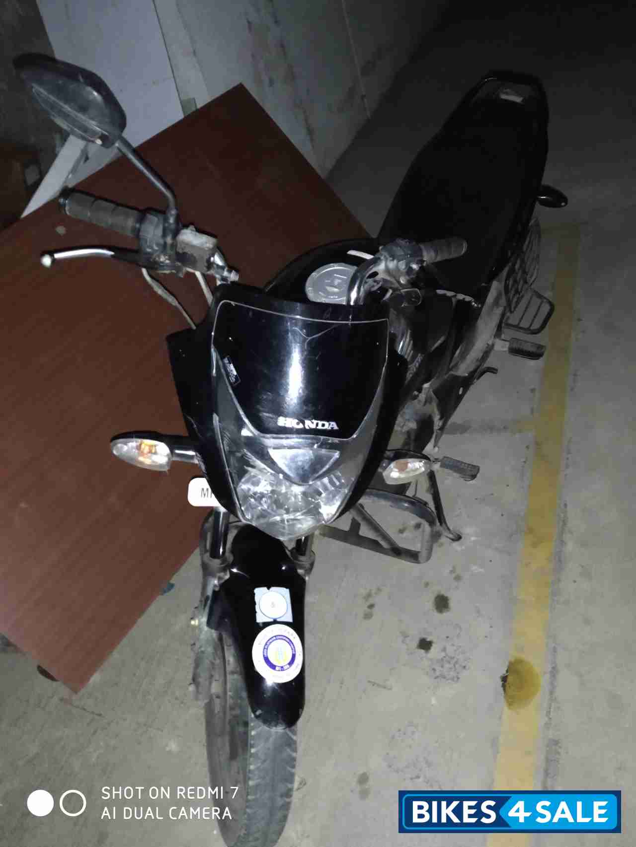 Black Honda CB Unicorn